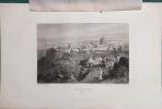 J&eacute;rusalem et la mosqu&eacute;e d'Omar. (Syrie) Eau-forte, dessin&eacute;e et grav&eacute;e par J. Schroeder.. JERUSALEM Publi&eacute; par Dufour, Mulat et Boulanger.