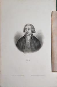 Fox. Eau-forte, dessinée et gravée par Mauduison.