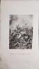 Combat des Natchez et des Fran&ccedil;ais. (Les Natchez). Eau-forte, dessin&eacute;e par Philippoteaux et grav&eacute;e par Bodin.. NATCHEZ Publi&eacute; par Dufour, Mulat et ...