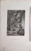 Arriv&eacute;e de Ren&eacute; chez les Natchez. Eau-forte, dessin&eacute;e par Philippoteaux et grav&eacute;e par Follet.. NATCHEZ Publi&eacute; par Dufour, Mulat et Boulanger.