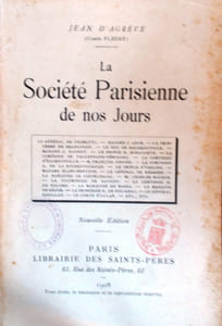 La société parisienne de nos jours.