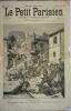 Le Petit Parisien - Supplément littéraire illustré N° 261 : La guerre civile en Italie : Un combat dans un village aux environs de Carrare. Gravure à ...