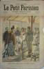 Le Petit Parisien - Supplément littéraire illustré N° 610 : L'impératrice du Japon visitant les blessés français. Gravure à la une. Gravure en ...
