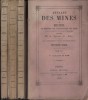 Annales des mines. 4 premiers volumes de l'année 1873. Septième série, tome III (3 volumes) et IV (1 seul volume).. ANNALES DES MINES 1873 