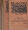 Grandgousier année 1937. Revue de gastronomie médicale.. GRANDGOUSIER 1937 