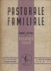 Congrès national de Rennes 1949. Pastorale familiale.. UNION DES OEUVRES CATHOLIQUES DE FRANCE 