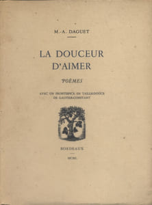 La douceur d'aimer. Poèmes.
