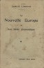 La nouvelle Europe et son bilan économique.. LEMONON Ernest 