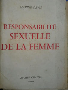 Responsabilité sexuelle de la femme.