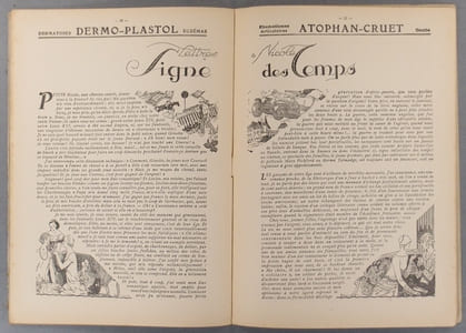 L'ami du médecin. Novembre 1925. Le coin dans le chêne, nouvelle par Pierre Ladoué, dessins de H. Faivre (9 pages).
