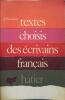 Textes choisis des écrivains français 1515-1950.. BOUDOUT J. 