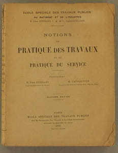 Notions de pratique des travaux et de pratique du service.