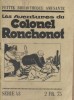 Les aventures du colonel Ronchonot.. LES AVENTURES DU COLONEL RONCHONOT 