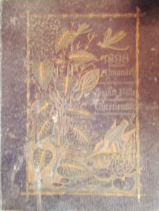 Almanach de la Jeune Fille Chrétienne 1898.