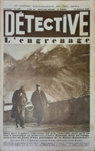 Détective N° 220. Le premier hebdomadaire des faits-divers. Démons et déments (6) reportage par Louis Roubaud; Crime en Haute-Maurienne; Incendie du Paquebot "Atlantique"; Fin de la belle du forçat Debaix; Vengeance d'homme (St Malo) ...