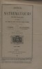 Journal de mathématiques spéciales. Année 1885. 2 e série. tome quatrième.. BOURGET J. - DE LONGCHAMPS 