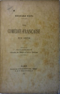 La comédie-française en 1878.