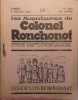 Les aventures du colonel Ronchonot du N° 1854 au N° 1862.. LES AVENTURES DU COLONEL RONCHONOT Numéros 1854 à 1862 