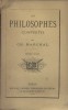 Les philosophes convertis. Etude de moeurs au XIX e siècle.. MARCHAL Ch. (Ch. De Bussy) 