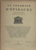 Le Courrier d'Epidaure 1934 N° 4.. LE COURRIER D'EPIDAURE 1934 