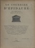 Le Courrier d'Epidaure 1935 N° 9.. LE COURRIER D'EPIDAURE 1935 