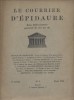 Le Courrier d'Epidaure 1936 N° 3.. LE COURRIER D'EPIDAURE 1936 