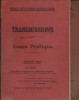 Transmissions. Cours théorique et cours pratique (2 volumes).. ECOLE MILITAIRE D'ARTILLERIE 