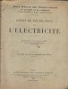 Cours de législation de l'électricité.. LEVY Georges 