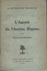 La révolution française. I : L'agonie de l'ancien régime.. GASC-DESFOSSES 