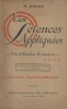 Les sciences appliquées. Garçons - Ecoles urbaines.. DRAUX M. 