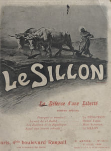 Le Sillon. Revue d'action sociale catholique. Bi-mensuel N° 14. Numéro spécial : La défense d'une liberté.