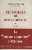 Mémoires de Madame Chauverel.. ROMAINS Jules 