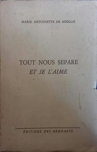 Tout nous sépare et je l'aime.