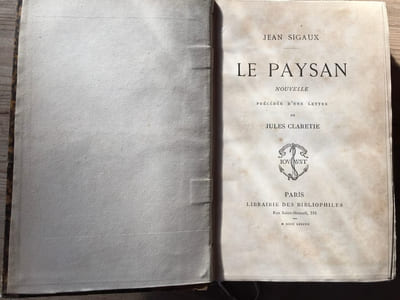 Le paysan, de Jean Sigaux - Mlle Abeille, de Ferdinand Fabre - Une dot suivie de Un album photographique, de Ernest Legouvé - Dans l'Argonne, par Jules de Glouvet - Josette, d'André Theuriet - La maison neuve, de Georges Price - Prêtre et soldat et Régulus-Gavroche, de Charles Buet - La rue des trois belles, d'Albert Cim - Colombine, de Georges de Peyrebrune - En Kabylie, d'A. de L'Estoille - Une haine de famille, d'Auguste Lepage - Un voyage de noces, de Gustave Toudouze - Un divorce - Une belle-mère et Misère dorée, d'Eugène Guyon.