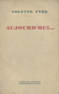 Aujourd'hui ...