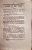 Bulletin des lois. Contient, entre autres, l'ordonnance du Roi relative à la composition des rations en usage dans le département de la marine.(12 ...