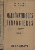 Mathématiques financières. tomes 1 et 2.. FUZET H. - COURT H. 