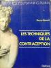 Les techniques de la contraception.. MACART Pierre 