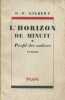 Profil des ombres. (L'horizon de minuit).. GILBERT O.-P. 