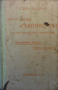 Petit cours d'arithmétique. Deuxième partie : Classes élémentaires.