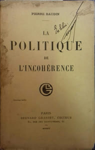 La politique de l'incohérence.