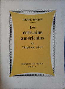 Les écrivains américains du vingtième siècle.
