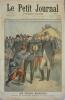 Le Petit journal - Supplément illustré N° 411 : Aux grandes manoeuvres. Le Duc de Connaught essayant un sac de soldat. (Gravure en première page). ...