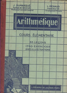Arithmétique. Cours élémentaire.