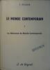 Le monde contemporain de 1914 à nos jours. Premier volume.. ROULIER F. 