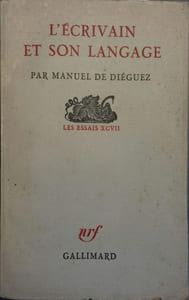 L'écrivain et son langage.