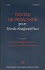 Textes de pédagogie pour l'école d'aujourd'hui. volume 1 : Les grandes orientations de la pédagogie contemporaine.. JUIF P. - LEGRAND L. 