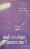 Mathématique contemporaine. Classe de quatrième. Livre du professeur.. THIRIOUX A. - SANCHEZ L. et S. - DULAC M.-H. 