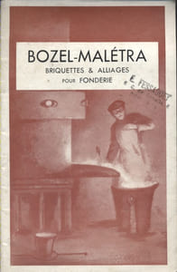 Catalogue de briquettes et alliages pour fonderie.