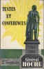 Deuxième centenaire du général Hoche. 1768-1968. Textes de A. Migno - Palewski - Cadoret - Reinhard .... TEXTES ET CONFERENCES 